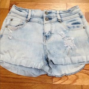 Light blue shorts
